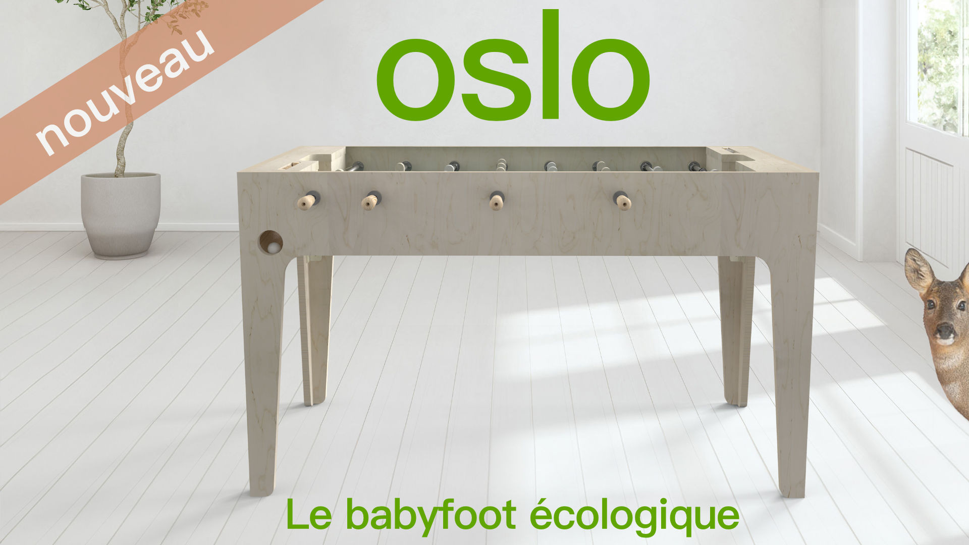 Oslo, le babyfoot écologique | actu